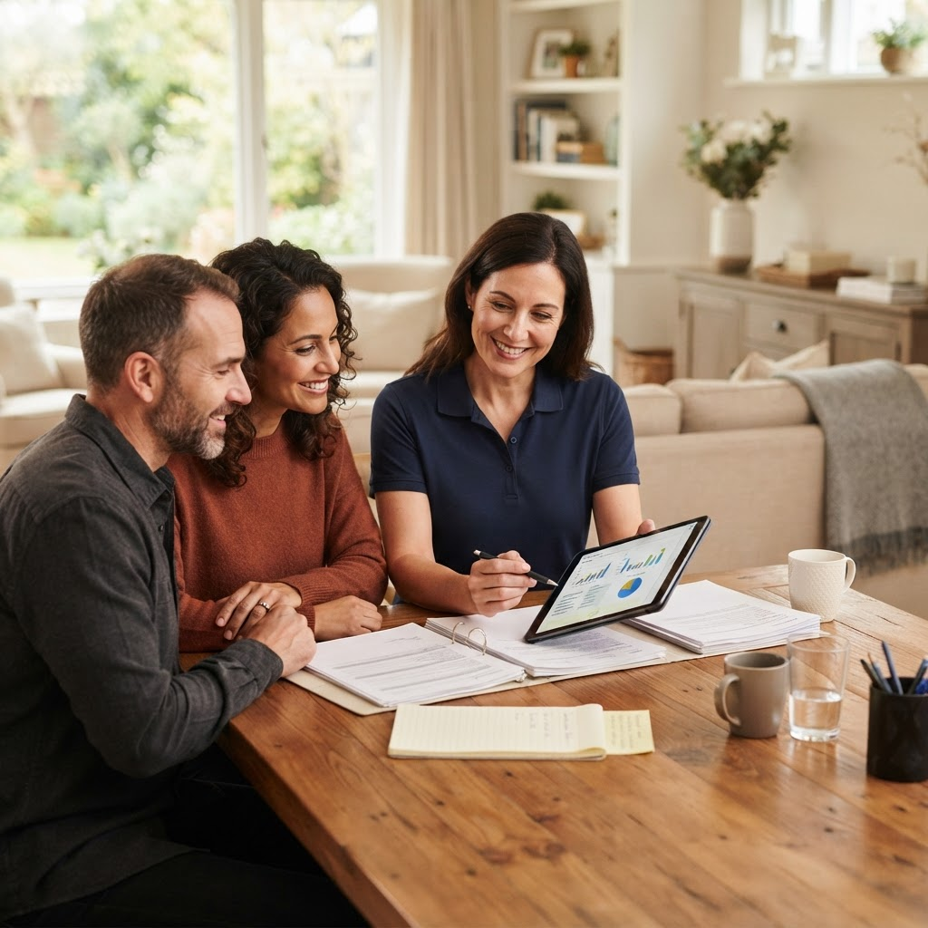 OctaCare caregiver providing family care coordination
